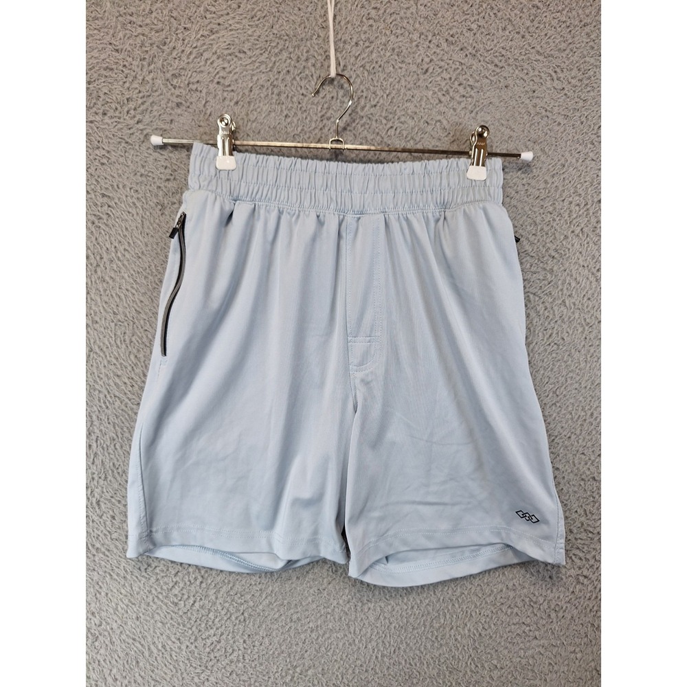 LEG3ND Active Shorts Mens S (Fits 26W) Blue Stretch Athletic Performance Stretch